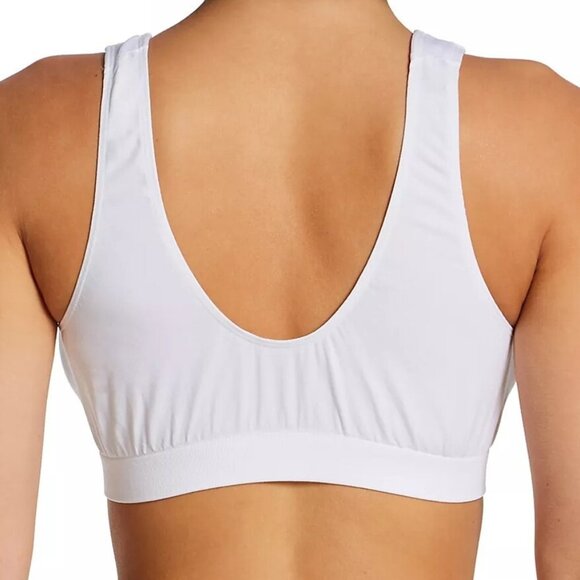 Lot of 3 Barely There Bali Comfort Revolution Microfiber Crop Top 103J White Med - Picture 2 of 3